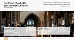 Desktop Screenshot of beestonparishchurch.co.uk
